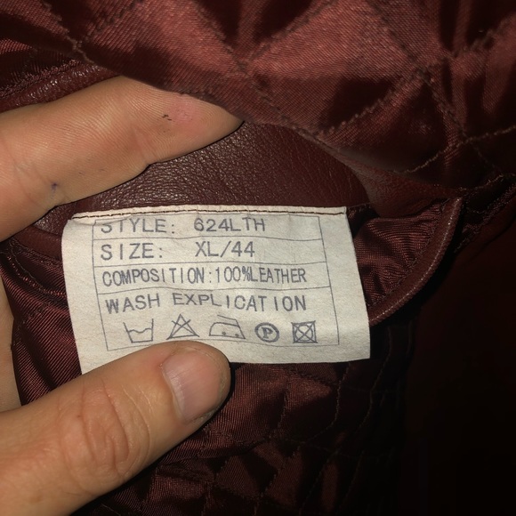 Tony Melillo Brown leather Moto Jacket - Picture 4 of 6